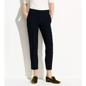 Vince Black Pants Size 12 Tapered Ankle Career Work Pant
